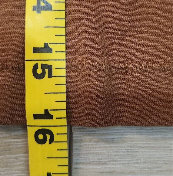 Nuuds Casual Brown Crop Top Size Small - Picture 4 of 6